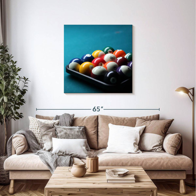 Boule de billard Senne, H 36 po x l 36 po