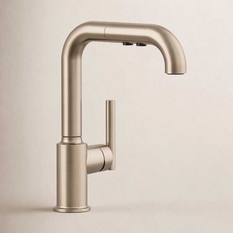Purist® Single Handle Kitchen Faucet, Brushed Bronze