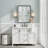 Aevar Tempered Glass and Aluminum Alloy Framed French Cleat Mounted Wall Mirror with 5-Year Warranty-384154464-397524569