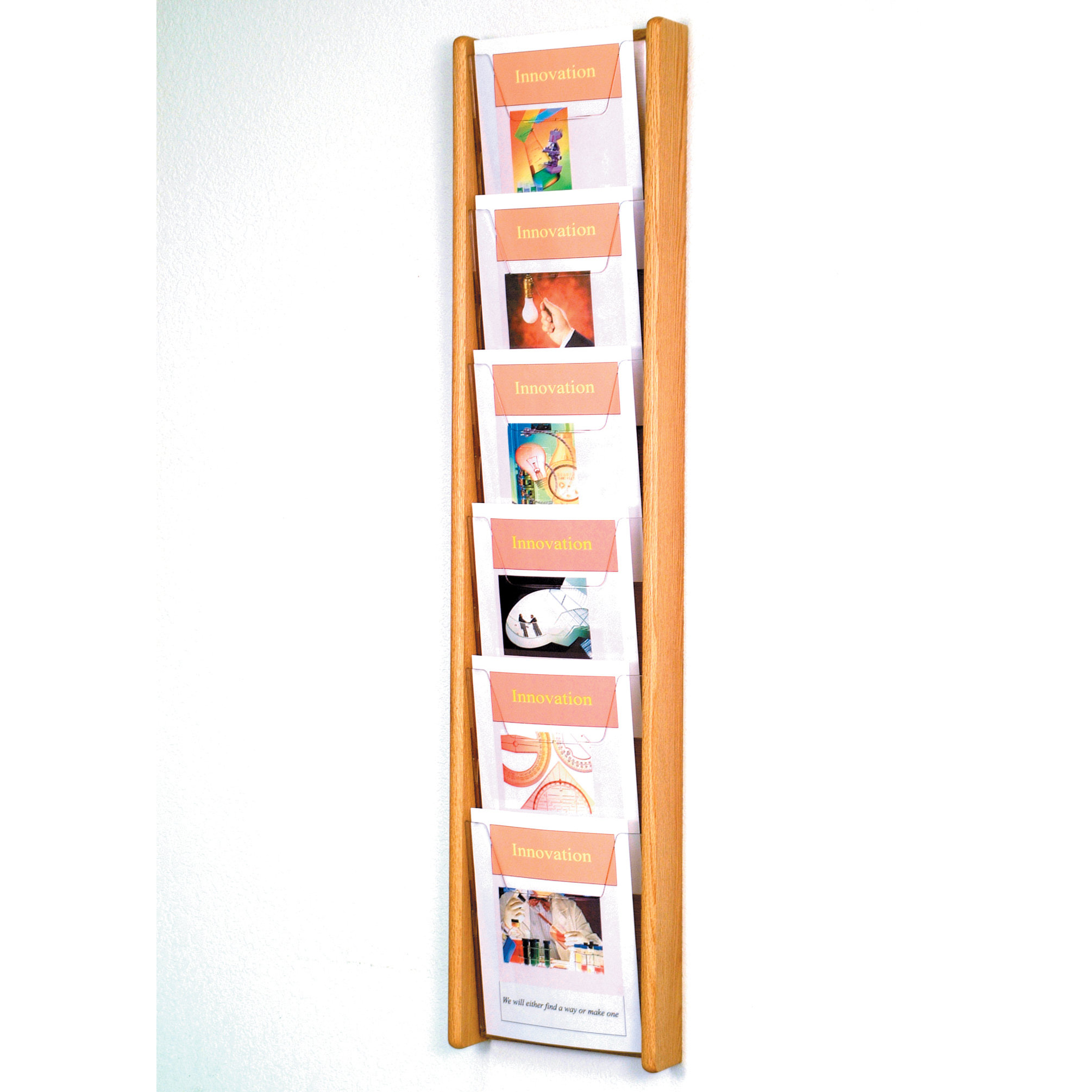 Mall Magazine Rack Wooden Mallet Wall Mounted Magazine Rack | Wayfair