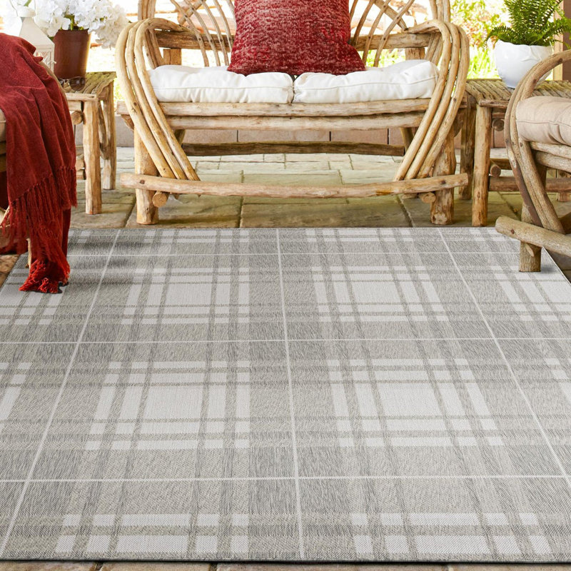 Tapis intérieur / extérieur Talih, Carré 10 pi