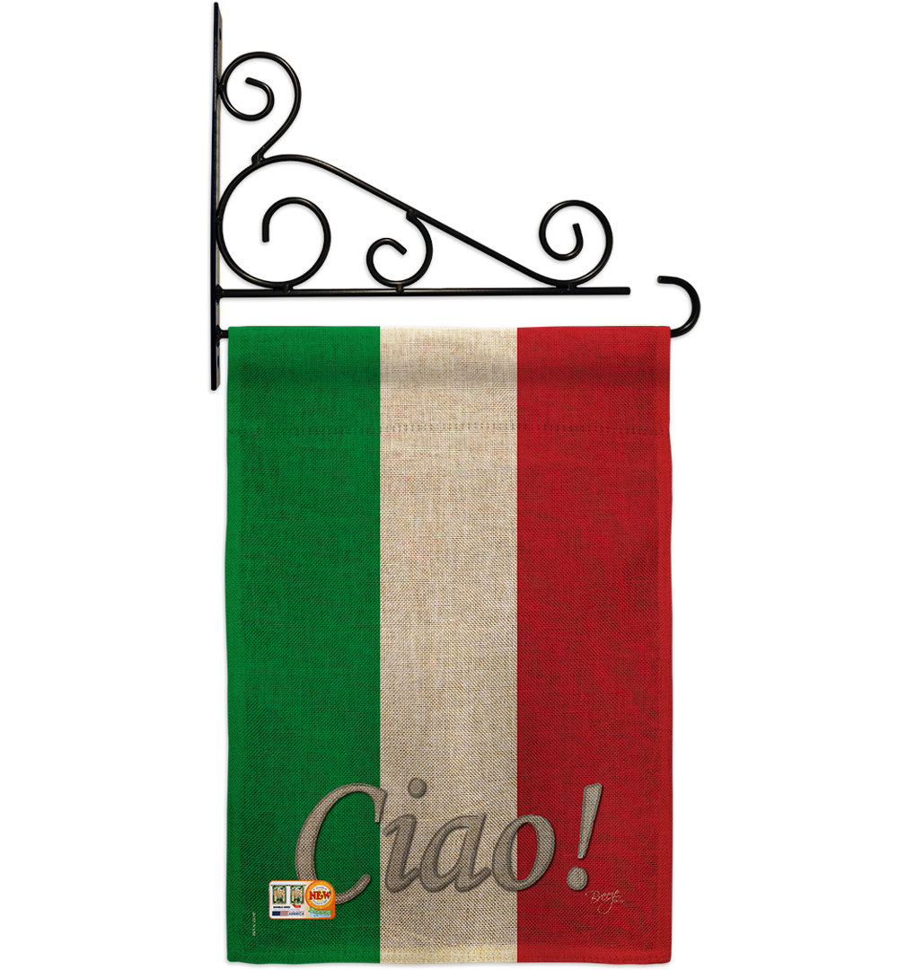 Double Sided 18.5'' H x 13'' W Burlap Garden Flag Trinx