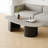 Modern Simplicity Coffee Table with Metal Base-134565905-134565918-134565917