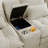 Akeyra Upholstered U Shaped Sectional Sofa with Console-1951565297