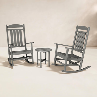 POLYWOOD® Rocker 2-Person Patio Seating Group