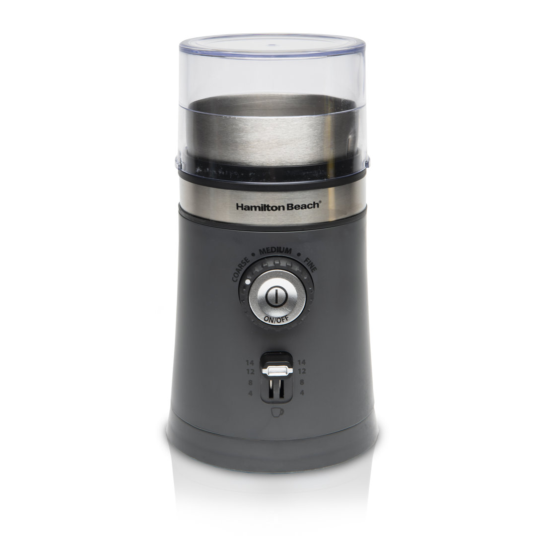 Hamilton Beach® Custom Grind™ Electric Coffee Grinder with Removable Stainless Steel Chamber and Adjustable Grind Control Hamilton Beach