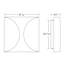 Folds LED Outdoor Sconce-70121810-17369798