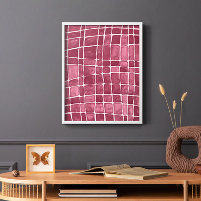 Square Bluff III Framed Print - Solid Wood