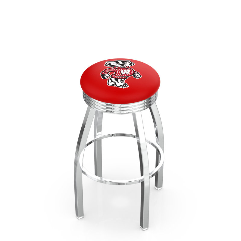 Tabouret de bar Logo Series, Tabouret de comptoir (siège d'une hauteur de 25 p, Noir soudé uni