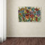 Art mural sur toile tendue - Silvia Vassileva «Confetti Floral I» pour décoration de salon, de chambre à coucher ou de bureau - 30 x 47-31355138
