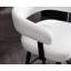 Tabouret de comptoir rembourré l 21,75 po avec repose-pieds en métal-2093689498