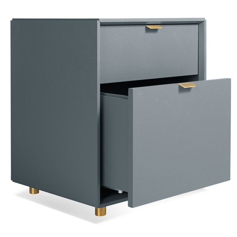 Dang 2 - Drawer File Cabinet, Marine Blue