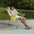 Lemon Pattern Aluminum Folding Backpack Beach Chair-92487733
