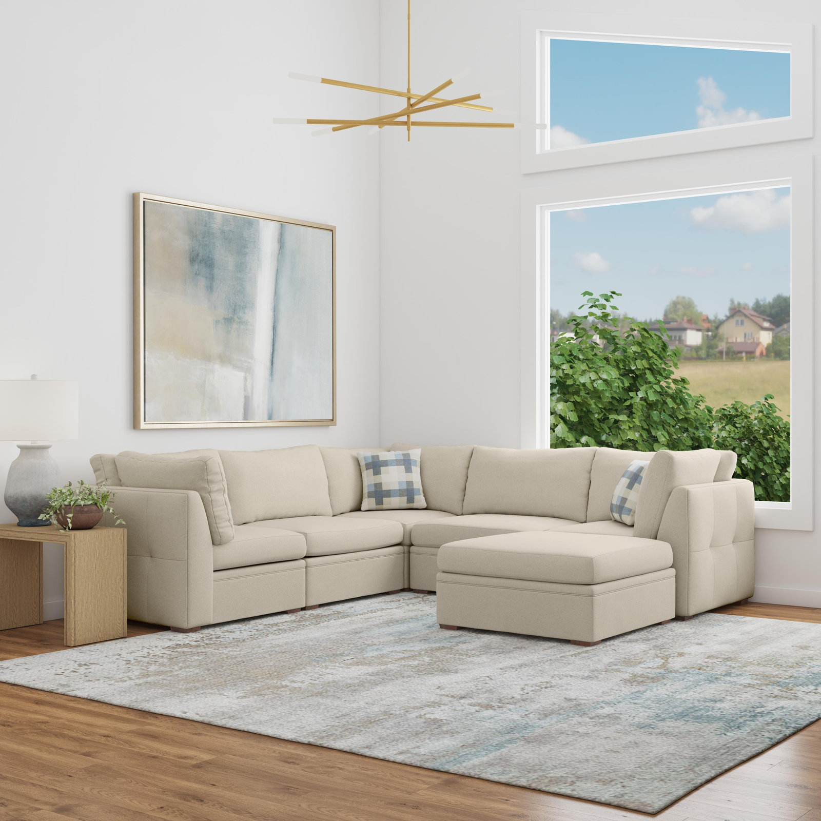 Odie 5 Seat Sectional