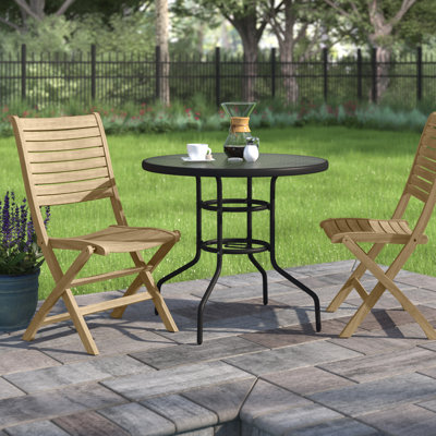Chaise de patio pliante en teck Brighton