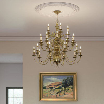 Baddesley 25 - Light Candle Style Chandelier