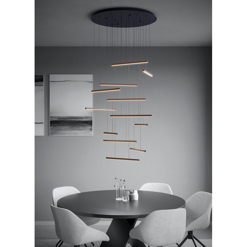 Luminaire suspendu à DEL 12 lumières Tama