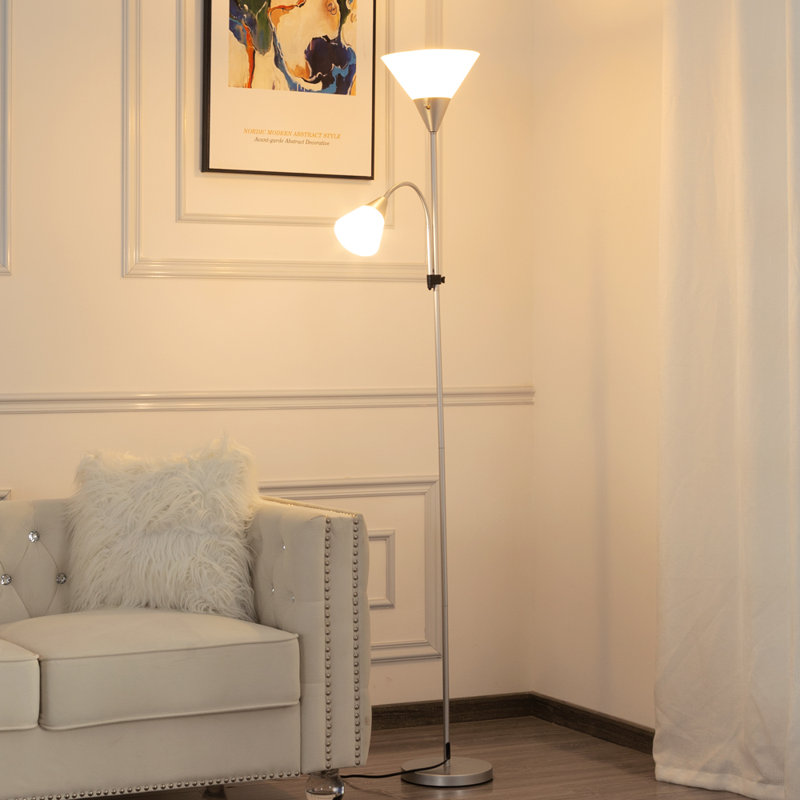 71.3” Tochiere Floor Lamp, Silver