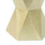 Table d'appoint moderne hexagonale en acier avec structure en fer, sans assemblage