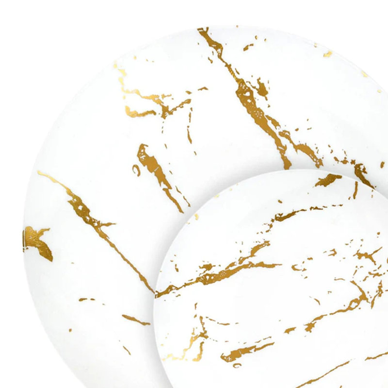 Mcadory 10" Dinner Plate, White