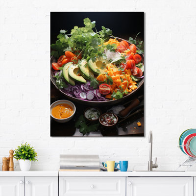 Vegetarian Food Cuisine I - Vegetables Wall Art