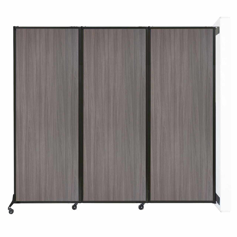 Cloison coulissante Quickwall, Orme gris, H 88 po x L 84 po