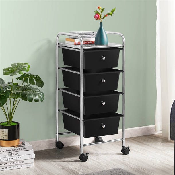 Rebrilliant Milin 10 Drawer Storage Drawer with Locking Wheels | Wayfair