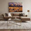 Art mural sur toile noir Southwestern Cowboy Western Ranch 92-294619885
