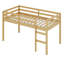 Lit mezzanine en bois avec échelle-761240861