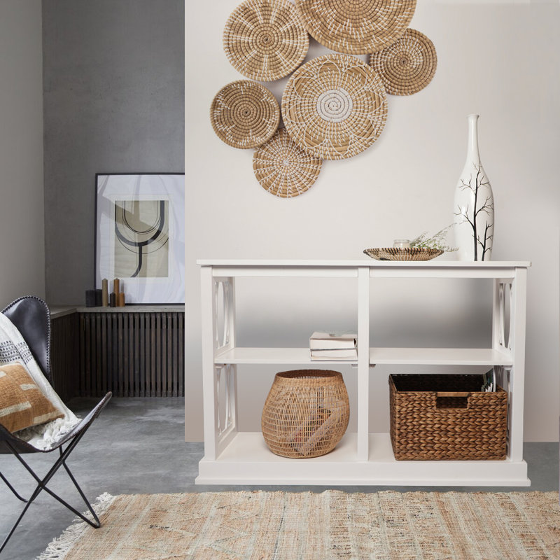 Console en bois massif 47,24 po