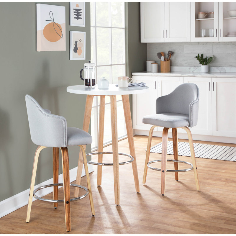 Contemporary Counter Stool, Gris