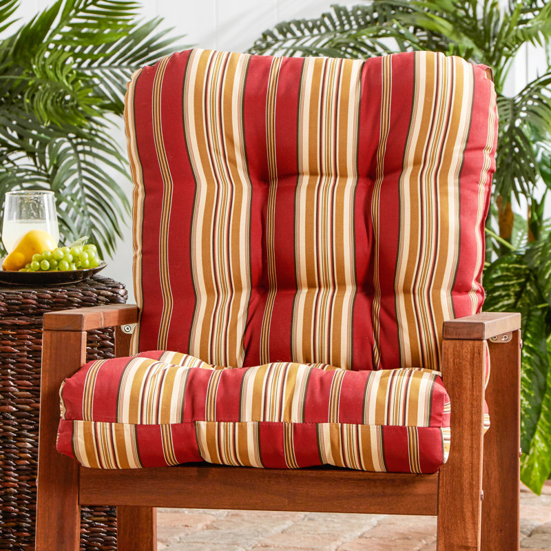 Coussin de chaise d'extérieur Ascena, Rayure Roma