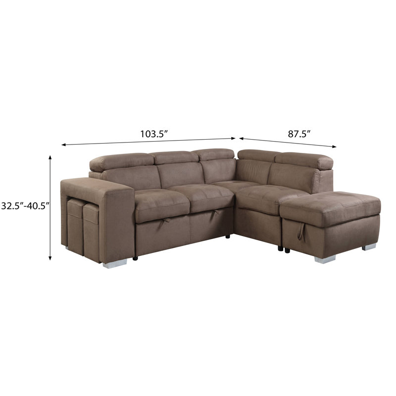 Drin 2 - Piece Upholstered Sectional