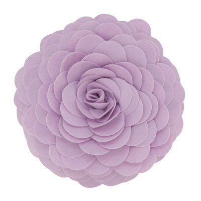 FlowerFloral Round Throw Pillow