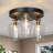 Aavah Glass Semi Flush Mount