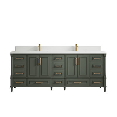 Ensemble de meuble-lavabo double 84 po Aberdeen
