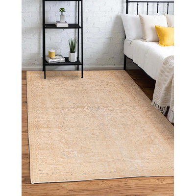 Antalya Vintage Beige, Ivory Rug 6'6" x 9'9"