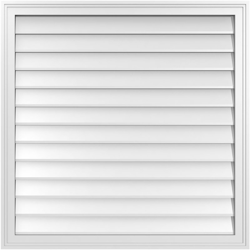 Cadre en brique, brun clair apprêté, H 36 po x l 36 po x P 1,5 po