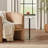 iDesign Round Pedestal Drink Table for Small Spaces-112529901