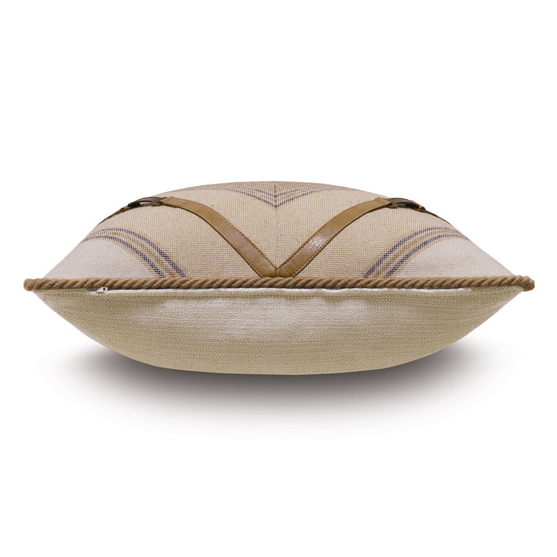 Aiden Linen Square Pillow Cover & Insert, Polyester 