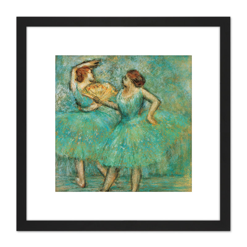 Edgar Degas Two Dancers 1905 by Edgar Degas - Single Picture Frame Painting