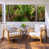 Beige Cushion/Teak Frame