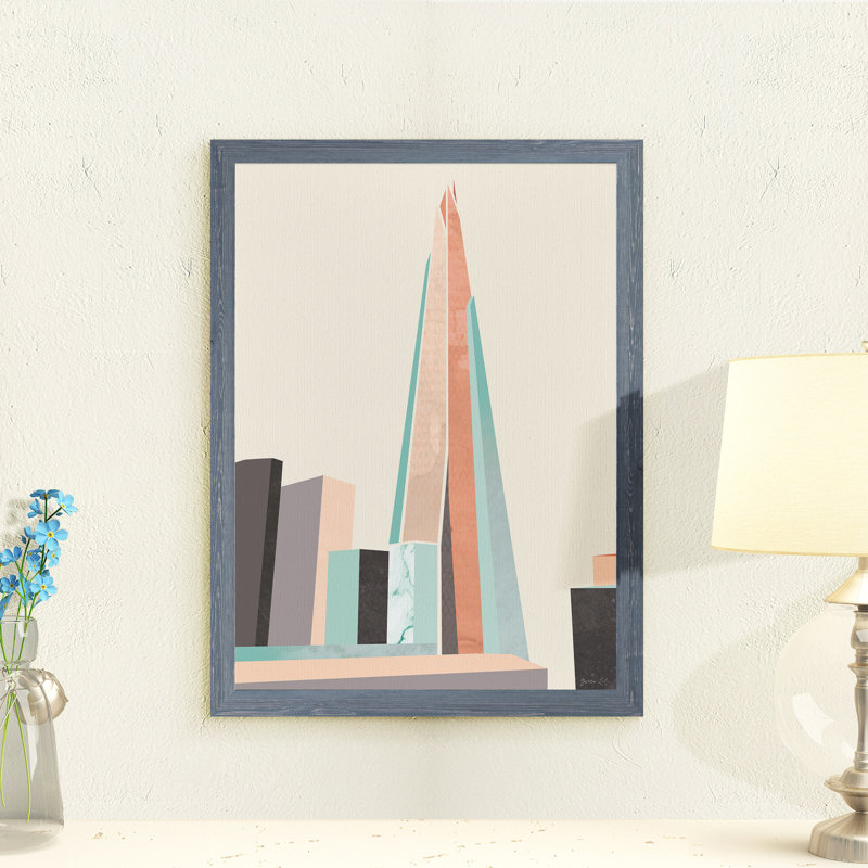 « graphicing architecture i » par paul cezanne-photo-cadre, reproduction d’art, H 38 po x l 28 po x P 1,25 po