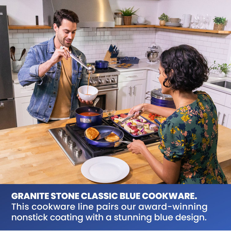 Poêle à frire anti adhésive avec revêtement en granite – De Grandis Cuisine