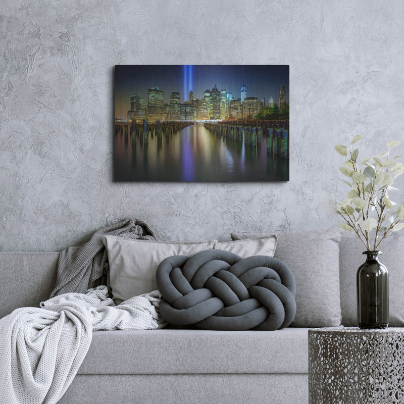 «NYC Tribute Lights» par Rick Berk, H 24 po x l 36 po