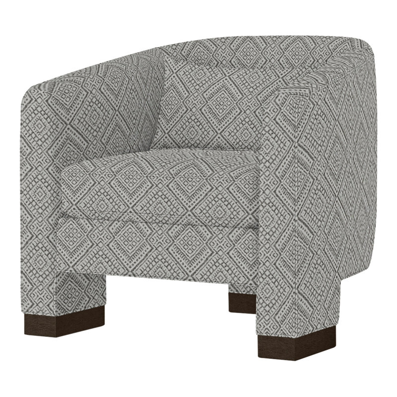 Fauteuil demi-tonneau Admiral, Perigold Iguazu Platinum, Expresso