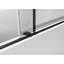 Porte de douche semi-sans cadre coulissante double l 60 po x H 60 po avec verre trempé transparent de 5/16 po (8 mm)-93144101
