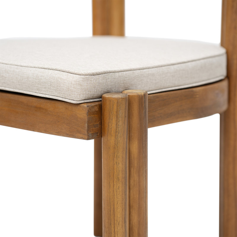 Chaise sans accoudoirs en bois d'acacia Cove