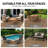 Geometric Border Sand/Natural Easy-Care Jute-Style Indoor/Outdoor Flat Woven Area Rug-648601883-648601953