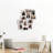 Staggered Integrated Collage Frame, Matte White Frame Fits Standard 4x6 Photos